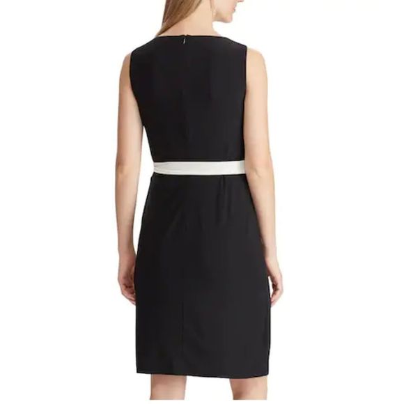 CHAPS BNWT Wrap Style Dress Sleeveless Sheath - Picture 3 of 8